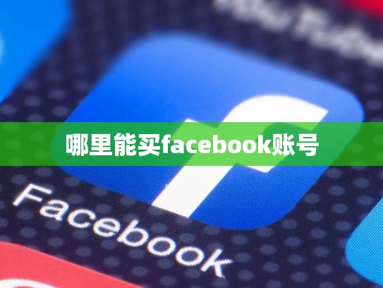 哪里能买facebook账号